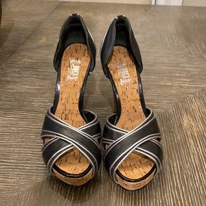 JLO Peep Toes in Size 6M